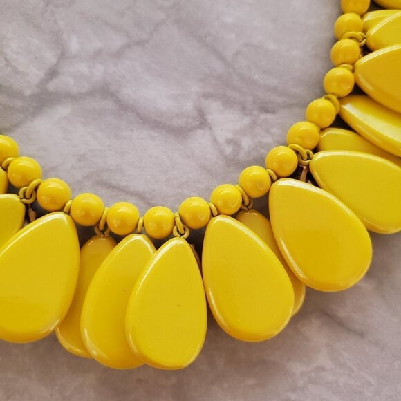 ✨🌞 J.Crew Bright Iridescent Rhinestones Crystals Teardrop Enamel Statement 🌞✨ - Picture 13 of 16